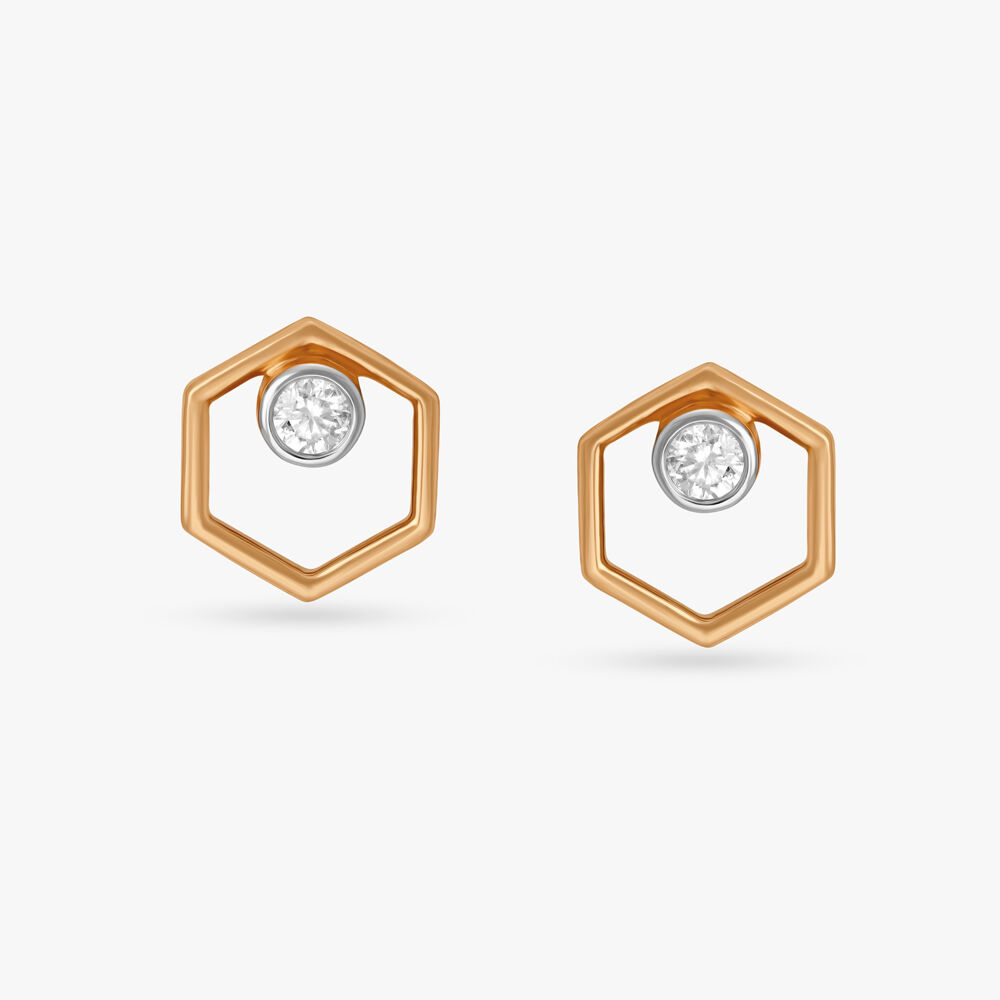 Abstract elegance discount stud earrings