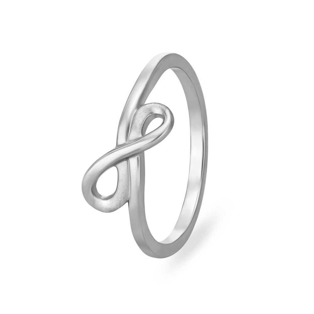 Stuller Infinity-Inspired Cross Ring R43073:106:P | Priddy Jewelers |  Elizabethtown, KY