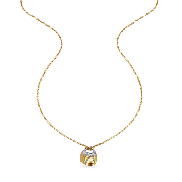 14KT Yellow Gold Seaside Glamour Pendant With Chain,,hi-res image number null