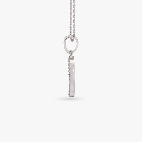 Oval Orbit Silver Pendant