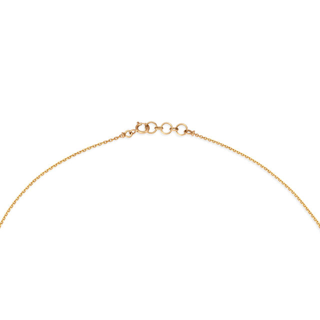 Concentric Pattern Gold Pendant with Chain,,hi-res image number null