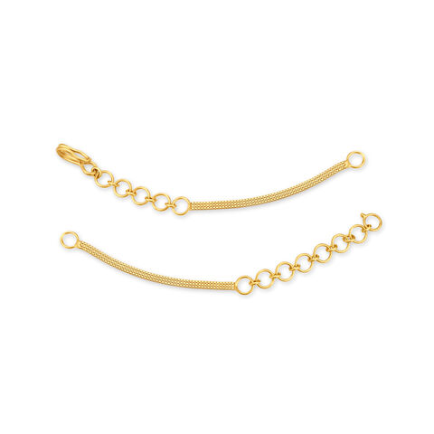 Understated 22 Karat Yellow Gold Flat Back Chain