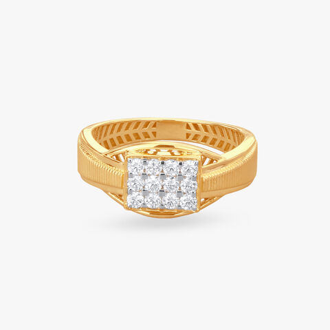 Imperial Shine Diamond Finger Ring for Men alternate view 1