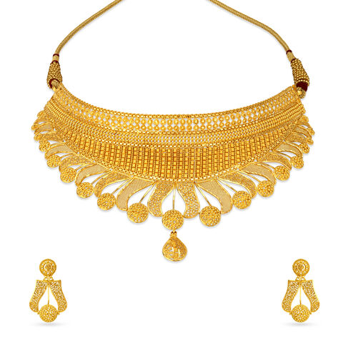 Fluid Grace Gold Necklace Set