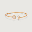 Sisterhood Shimmer 14 KT Diamond Bangle,,hi-res image number null