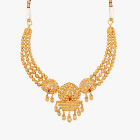 Heritage Splendour Gold Necklace set