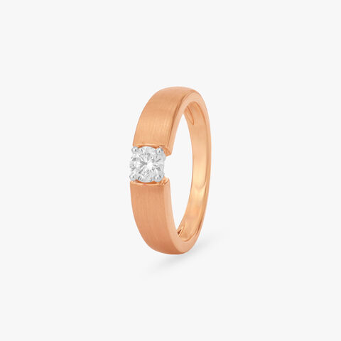 Eternal Brilliance Solitaire Ring for Men