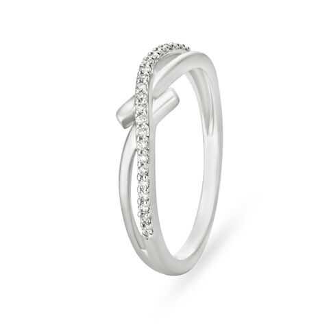 Romantic 950 Pure Platinum And Diamond Finger Ring