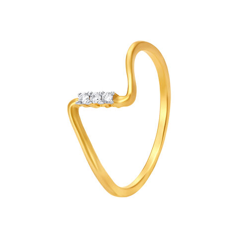 Timeless 18 Karat Gold And Diamond Finger Ring