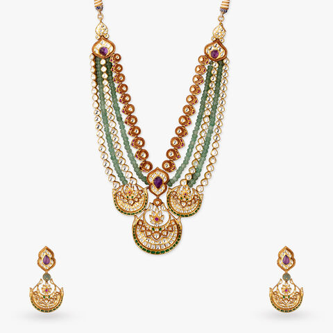 Grand Elegance Gold Necklace Set