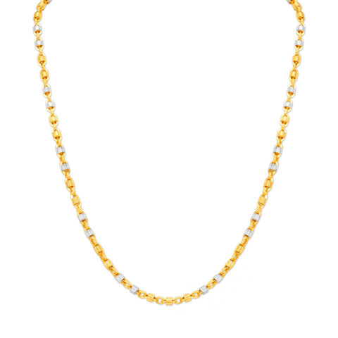 Bewitching Dual Tone Gold Chain For Men