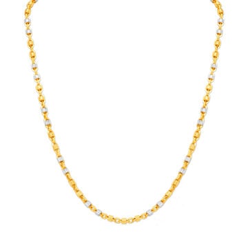 Bewitching Dual Tone Gold Chain For Men