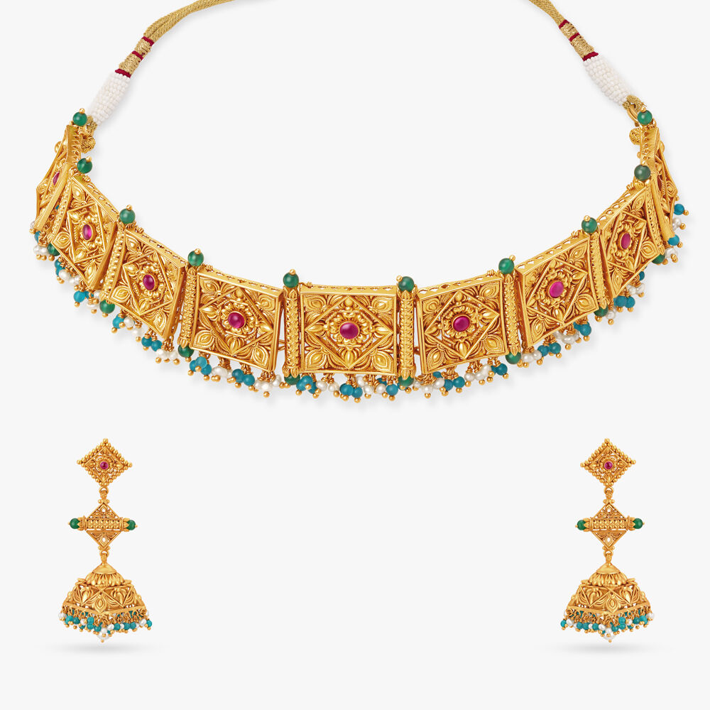 Choker cheap set tanishq