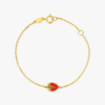 Cute Strawberry Bracelet for Kids