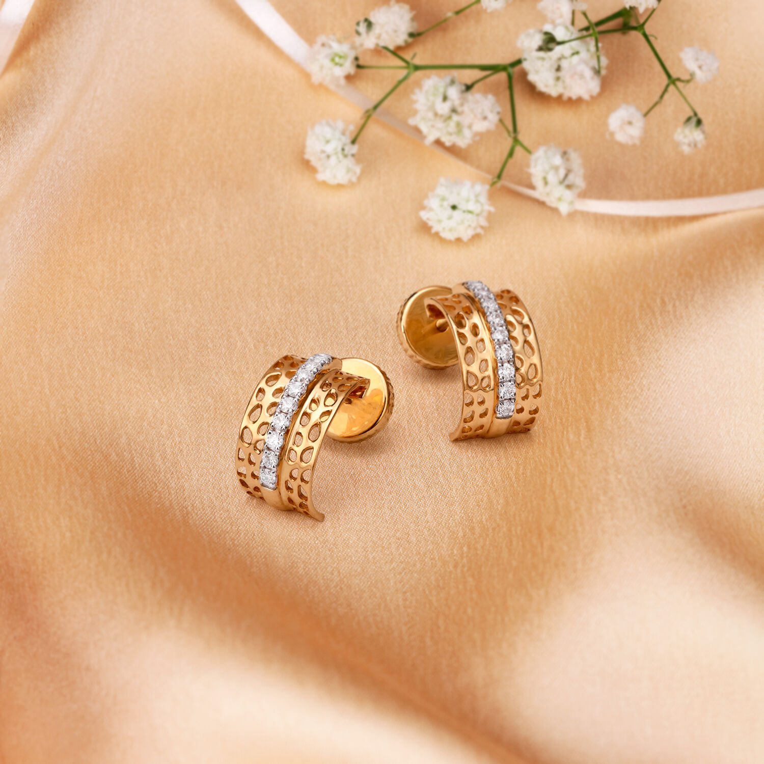 Tanishq diamond earrings for babies online