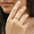 14 KT Dazzling White Gold and Diamond Ring,,hi-res image number null