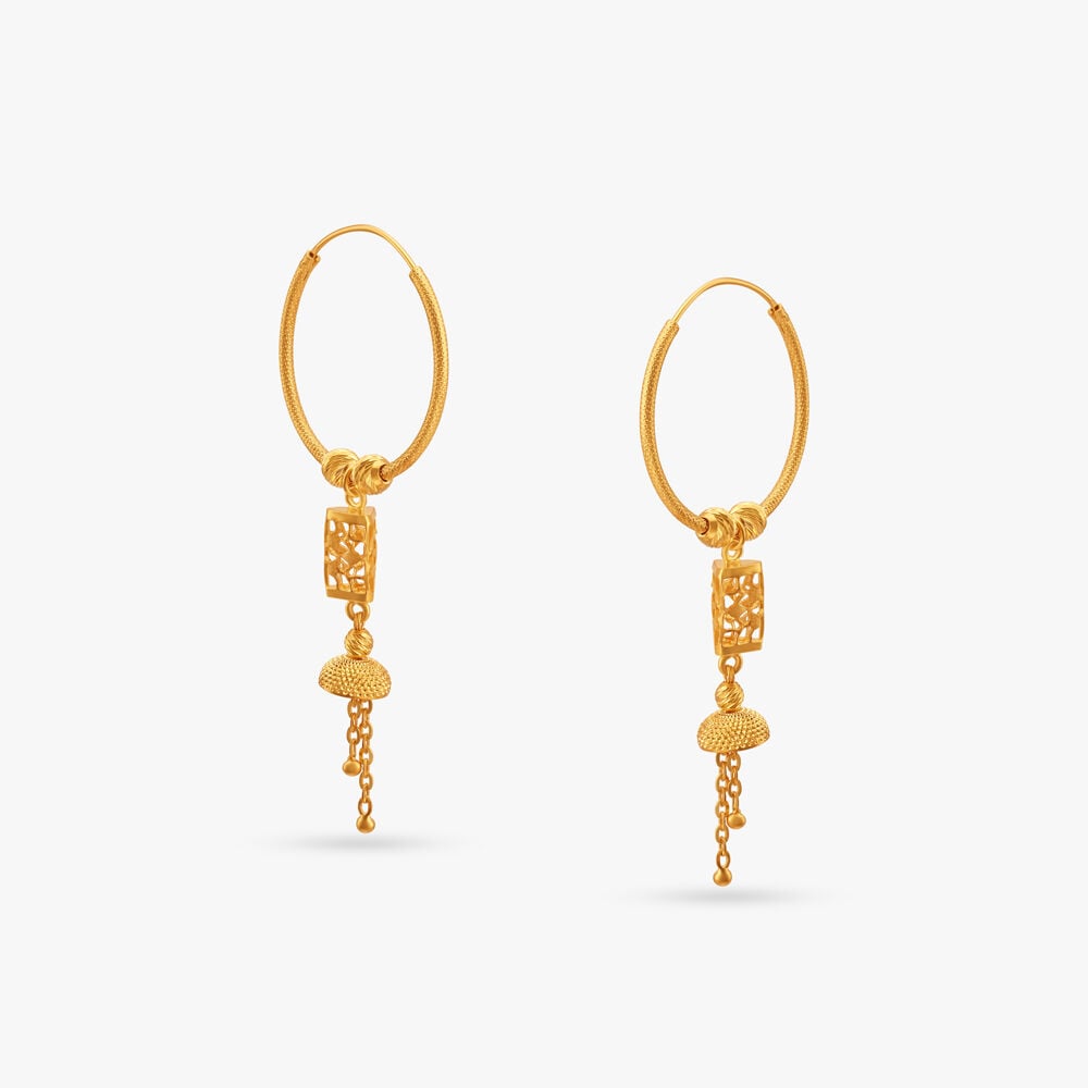 Mia by Tanishq 22 Karat Yellow Gold Radiant Stars Drop Earrings for Kids :  Amazon.in: Fashion