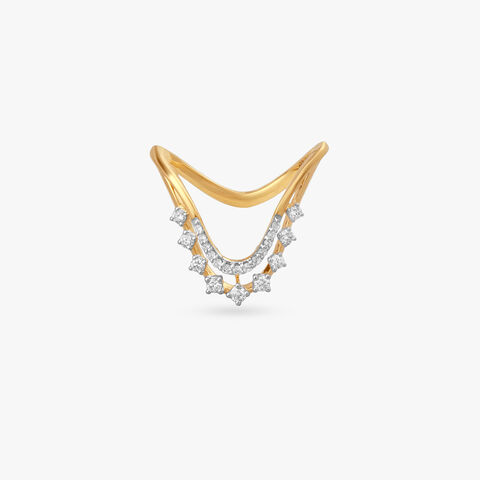 Spunky Regal Diamond Finger Ring