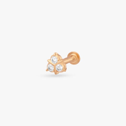 Trilliant Spark Diamond Nose Pin