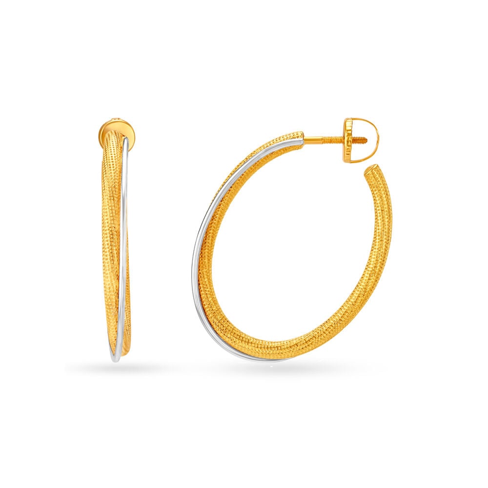 14K Gold 2mm Gold Tube Hoop Earrings – Baby Gold