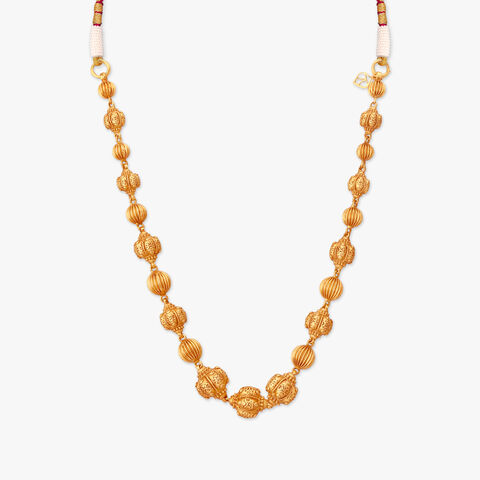 Sculpted Sanctum Gold Necklace