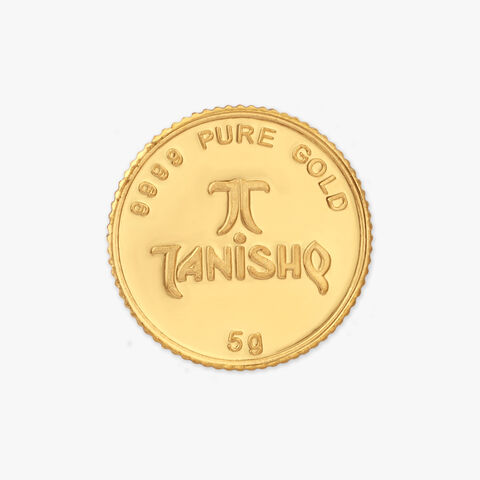 5 gram 24 Karat Gold Coin with Ganesha Motif