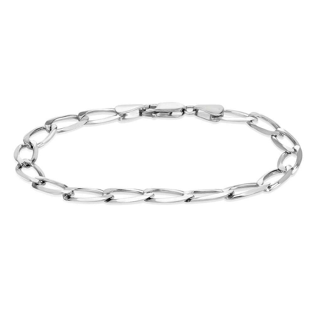 Curb link bracelet in sterling silver, extra large. | Tiffany & Co.