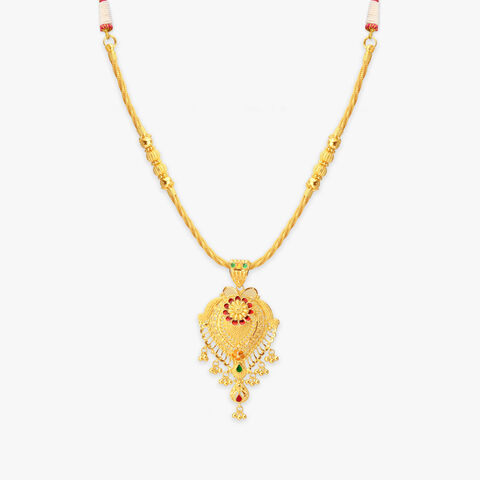 Enchanted Grace Gold Necklace