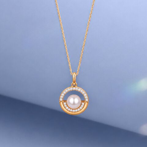 Lustre Orbit Diamond Pendant