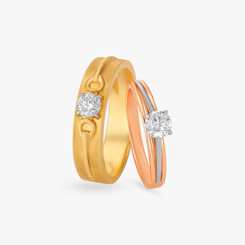 Eternal Connection Diamond Couple Rings
