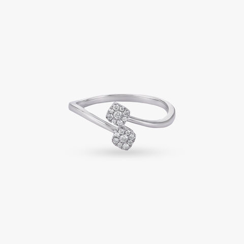Dual Spark Diamond Ring