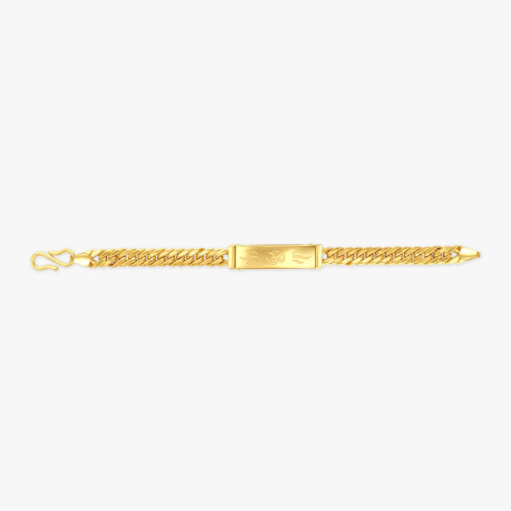 14K Yellow Gold Homme Engravable ID Bracelet - Brilliant Earth