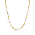 Wave Pattern Dual Tone Gold Chain For Men,,hi-res image number null