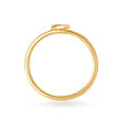 Letter E 14KT Yellow Gold Initial Ring,,hi-res image number null