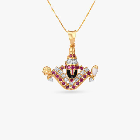 Sacred Balaji Diamond Pendant