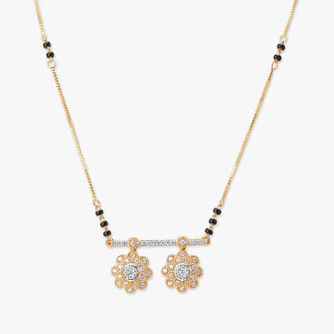 Playful Bloom Diamond Mangalsutra