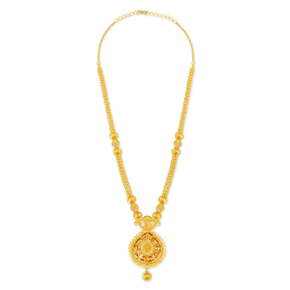 Royal Gold Necklace Set for the Bengali Bride