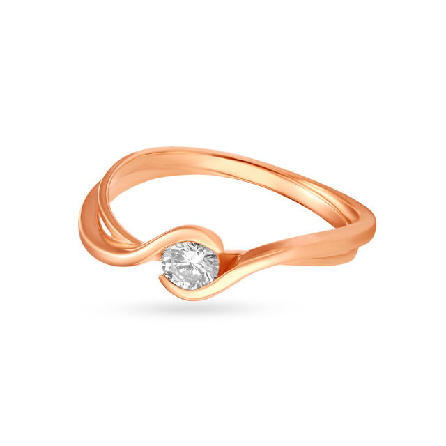Sleek Diamond Finger Ring,,hi-res image number null