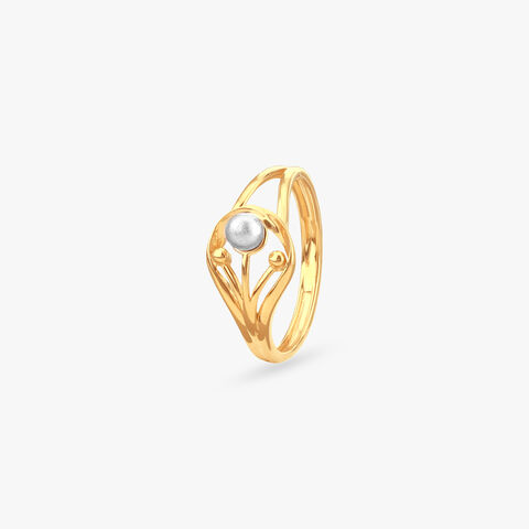 Radiant Bloom Gold Ring
