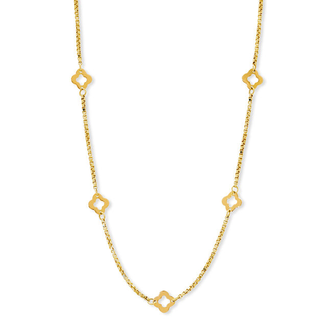 Mia Sutra DIY with Clover Shape Motif Multiple Stacking Charm Chain,,hi-res image number null