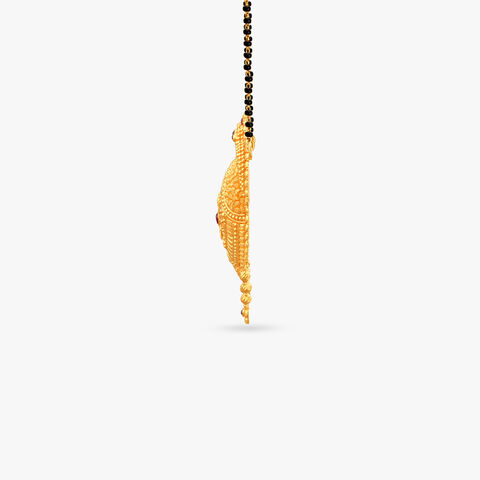 Vibrant Bloom Gold Pendant