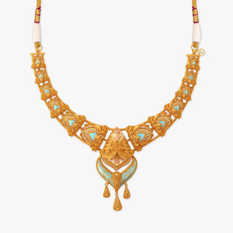 Starburst Symphony Gold Necklace Set