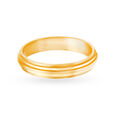 Exquisite 22 Karat Yellow Gold Sleek Geometric Ring,,hi-res image number null