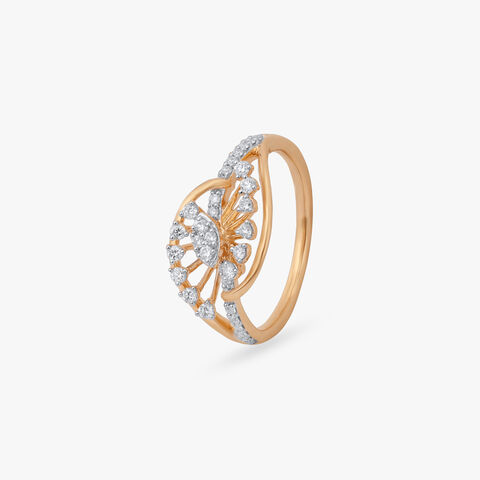 Leaf Whispers Diamond Ring