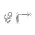 Charming Platinum and Diamond Stud Earrings,,hi-res image number null