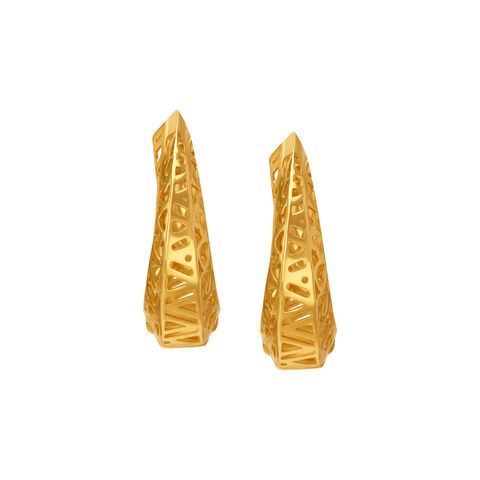 Romantic Gold Hoop Earrings
