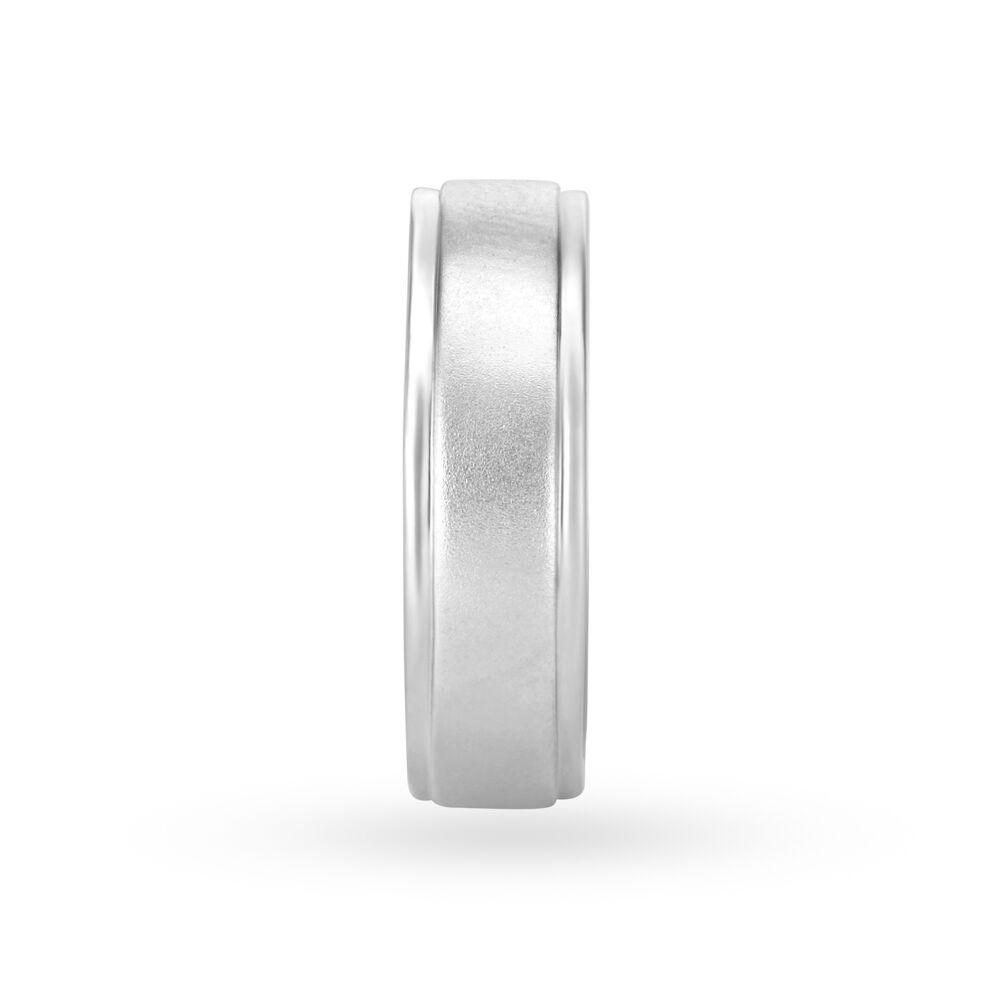 Sleek Minimalistic Platinum Ring for Men
