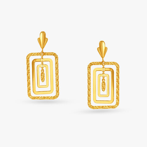 Graceful Modern Drop Earrings