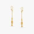 Sleek Beaded Hoop Earrings,,hi-res image number null