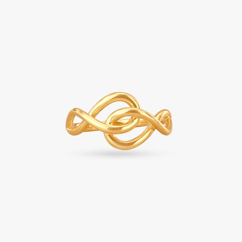 Twisted Harmony Gold Ring